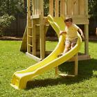 Curve Slide Playground Equipment New Yellow Slide Backyard Park Play Gym Kid Kit