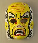 Vintage 1970's Phantom of the Opera Vacuform Plastic Halloween Mask