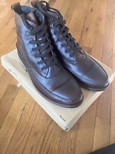 Levi’s brown leather engineer boots men’s 11.5