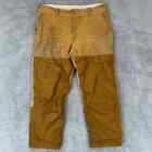 Vintage Redhead Pants Mens 36x30 Brown Hunting 80s Brush Briar Cotton Pocket USA