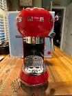 SMEG ECF01 Retro Espresso Machine - Red - Excellent condition,  120V