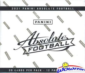 2021 Panini Absolute Football HUGE JUMBO FAT CELLO Box-240 Card! Look for KABOOM