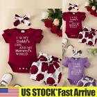 Newborn Baby Girl Ruffle Romper Tops Short Pants Floral Clothes Outfits Set