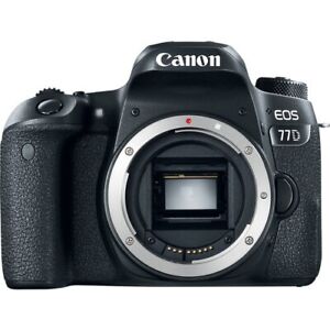 New Listing(Open Box) Canon EOS 77D 24.2 MP Digital SLR Camera - Black (Body Only) #2