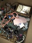 20 Lbs Lot of Vintage to Now WEARABLE Mixed Costume Jewelry Box Bulk Resale (B)