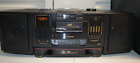 Vintage Boombox JVC PC-X200 AM/FM CD Cassette Hyper Bass. READ.