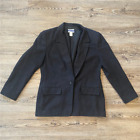Pendleton Women's size 10 Vintage Dark Gray 100% Wool Blazer
