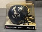 Super Bowl XLV 45 Riddell NFL Mini Helmet 3001506 Green Bay Packers vs. Steelers