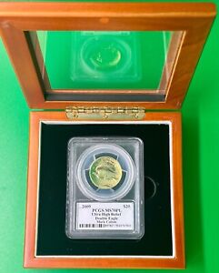 2009 $20 GOLD DOUBLE EAGLE ULTRA HIGH RELIEF PCGS MS70 PL Mark Cuban