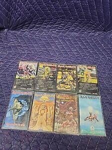 Iron Maiden Cassette Lot of 8 Iron Maiden, Number Of The Beast,Killers Etc...