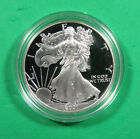 2001-W $1 Silver Eagle Proof Silver Dollar. In mint capsule.  (424175)