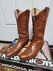 NOCONA Brown Leather Western Cowboy Boots Men's Size 11 B USA  Style 4002 Euc