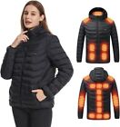 Heated Jacket for Men and Women, Heated Coat Hooded Heating Warm Jackets USB