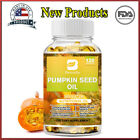 New Listing120 Pills Pumpkin Seed Oil Capsule 2000Mg Support Healthy Prostate,Brain Boost