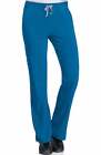 Urbane Performance Women's Flare-Leg Cargo Scrub Medical Pants Color Royal Blue