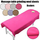 Professional Massage Table Mattress Beauty Cosmetic Bed Sheet Cover with Hole ✧