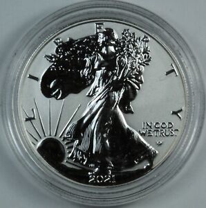 2021-S Reverse Proof American Silver Eagle From Designer Set In Capsule