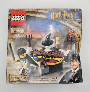 LEGO Harry Potter Sorcerer's Stone The Sorting Hat 4701 New Sealed 2001 Box Wear