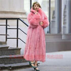 New Artificial Fur Coat Pink Fur Coat Women's Long Imitation Rabbit Fur Coat