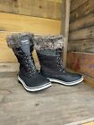 Global Win Womens Gray Snow Boots Size 6 Snow Boots Winter Boots Fashion Boots