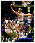 NBA Boston Celtics Larry Bird Reverse Lay Up Game Action Color 8 X 10 Photo Pic