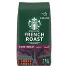 12oz Starbucks French Roast Dark Roast Ground Coffee Ex01/26/24