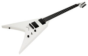 S by Solar VB4.6W White V Shape Electric Guitar