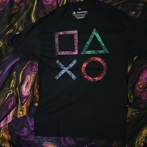 M - Sony Playstation Controller Buttons Configuration Shirt