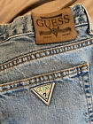 GUESS Vintage 80s Pant Jeans URBAN 34 (31W x 32L) Distressed Faded ***RARE***