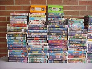 PICK 4 Clamshell VHS VCR Movie Lot Disney Kids masterpiece classic tapes