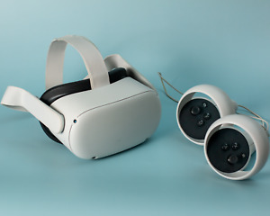 Meta Oculus Quest 2 128GB Virtual Reality Headset - White (OCQ128B) - No Reserve