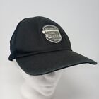 Simms Wader Makers Fishing Black Mesh Back Hook & Loop Logo Snapback Hat Cap