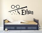 Custom Harry Potter Name Wall Decal Potter Personalized Name Wand Vinyl Sticker