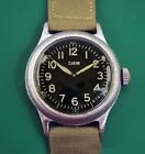 Vintage 1945  ELGIN Type A-11 AirForce USArmy Military Hacking Watch Screw Bezel