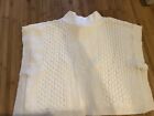 🎁Janie and Jack BRAND NEW Size 3 Ivory Cream Riding Knit Cape Poncho Equestrian