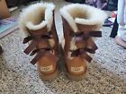 UGG 1016501 Chestnut Brown 7 US Mini Bailey Bow II Winter Boots