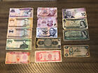 Huge Mixed Lot of 14 Foreign World Currency Bank Notes