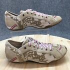 Diesel Shoes Womens 8 Downey Camouflage Sneakers Pink Lace Up Low Top Comfort