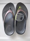 Oofos Shoes Oolala Luxe Recovery Cabernet Flip Flop Thong Sandals Women's Size 7