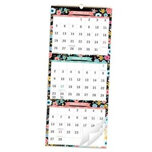 2022 Calendar - 3 Month Display Wall Calendar (Folded in one Month), 11.3