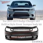 Fits 15-19 Dodge Charger Scat Pack SRT 392 Hellcat Front Bumper Cover Conversion (For: 2015 Dodge Charger)