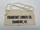 Vintage Frankfort Lumber Company advertising nail apron, Frankfort Kentucky