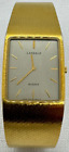 Vintage Lassale Thin Men's Watch Seiko 1230 5759 Quartz Yellow Tone Runs