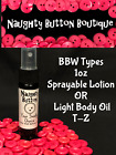BBW LOVERS T-Z Handmade Moisturizing Sprayable Lotion or Light Body Oil Spray