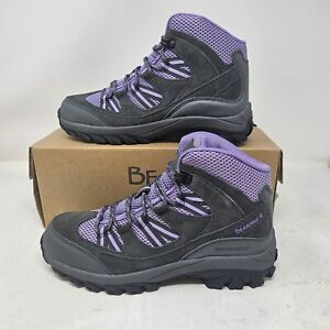 Wmns Bearpaw Outdoor Tallac Suede Waterproof Boots / Charcoal Lilac / 2750W