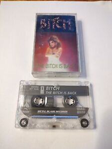 Bitch - The Bitch Is Back Cassette Tape 1987 Metal Blade Records 80s Rock Metal