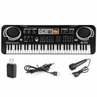 61 Key Digital Music Electronic Keyboard Kids Gift Electric Piano Organs W/ Mic