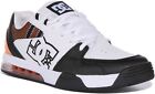 Dc Shoes Versatile Mens Lace Up Skate Sneakers In White Multi Size US 7 - 13