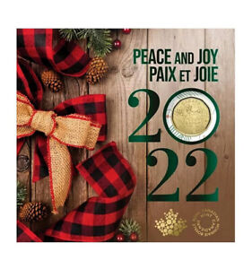2022 Peace And Joy Holiday Gift Coin Set with Special Ed. Christmas $1 Loonie