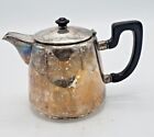 Antique Teapot Silverplate Elkington Monarchy Wooden Handle Great Condition